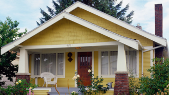 Yellow House with porch