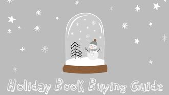 snowman in a snowglobe Text: book buying guide
